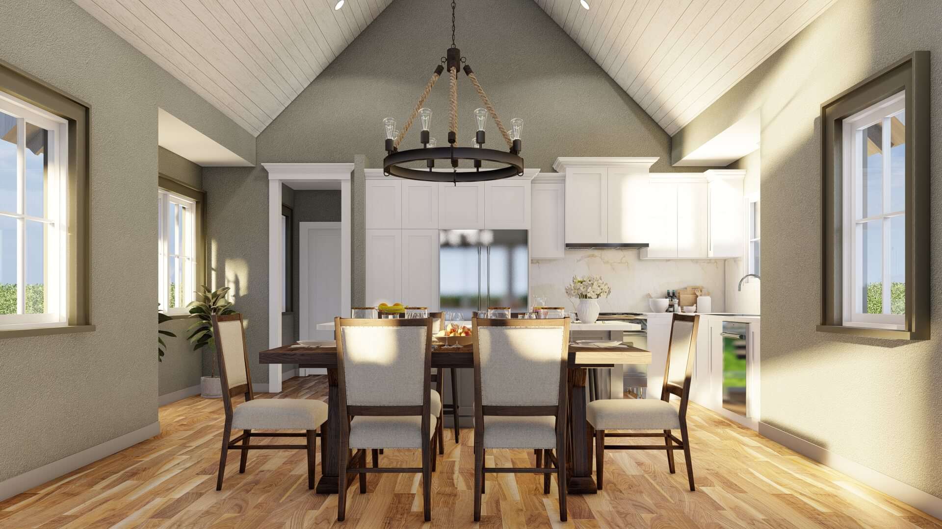 Dining Room of this 1-Bedroom,1008 Sq Ft Plan -193-1218