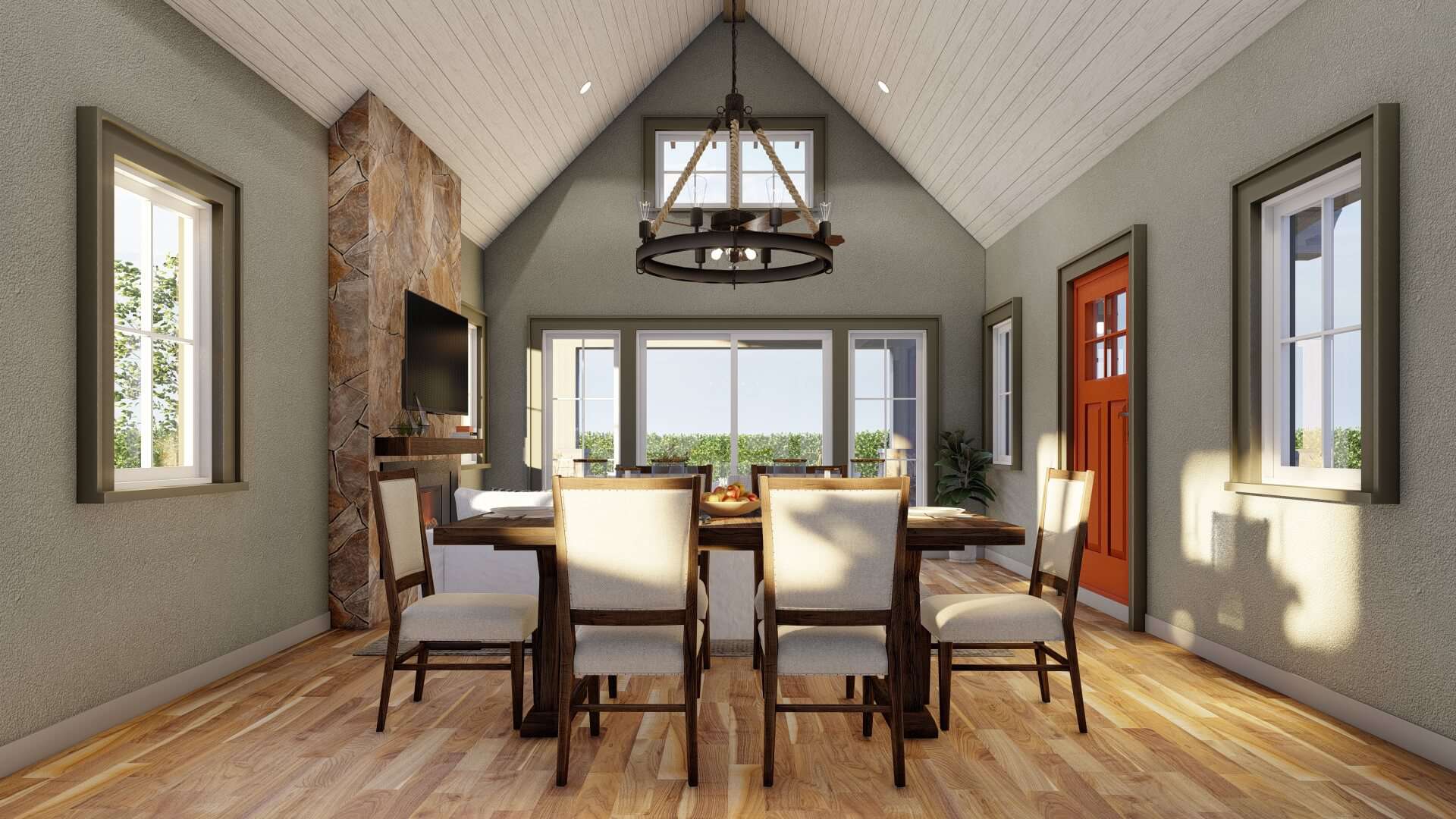 Dining Room of this 1-Bedroom,1008 Sq Ft Plan -193-1218