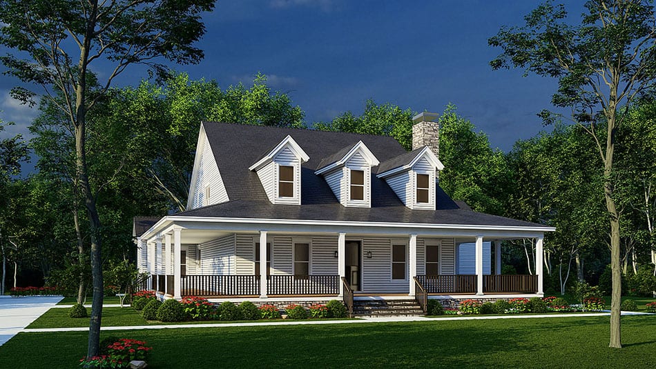 Left Side View of this 4-Bedroom, 2663 Sq Ft Plan - 193-1233
