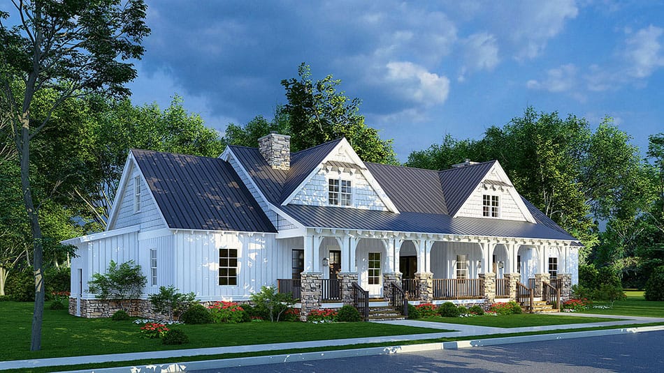 Left Side View of this 8-Bedroom,1703 Sq Ft Plan -193-1234