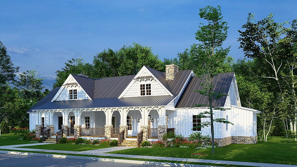 Right Side View of this 8-Bedroom,1703 Sq Ft Plan -193-1234