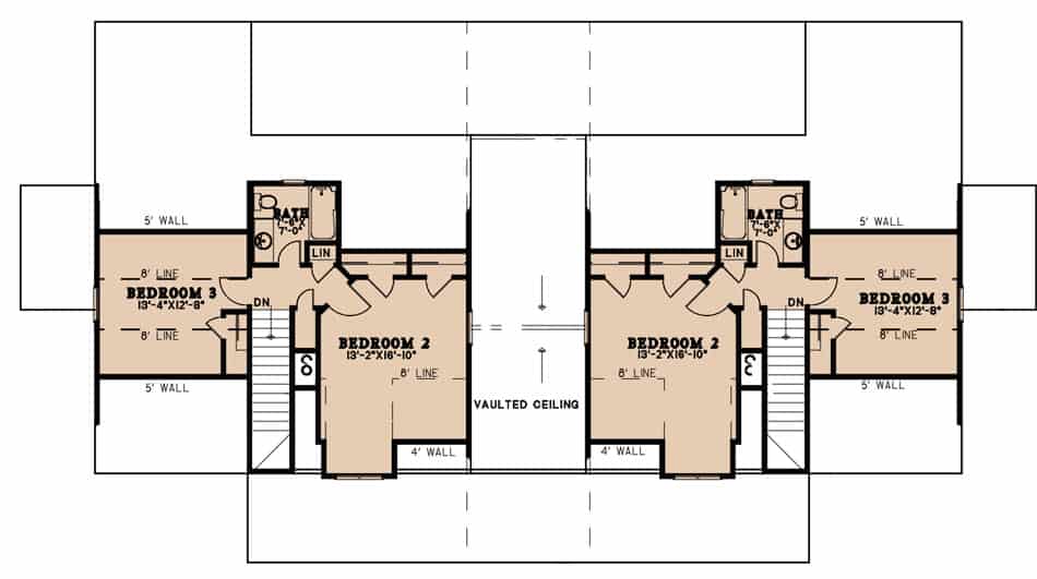 Upper Level of Multi-Unit Plan #193-1234