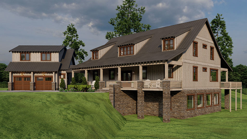 Right View of this 6-Bedroom,2761 Sq Ft Plan -193-1249