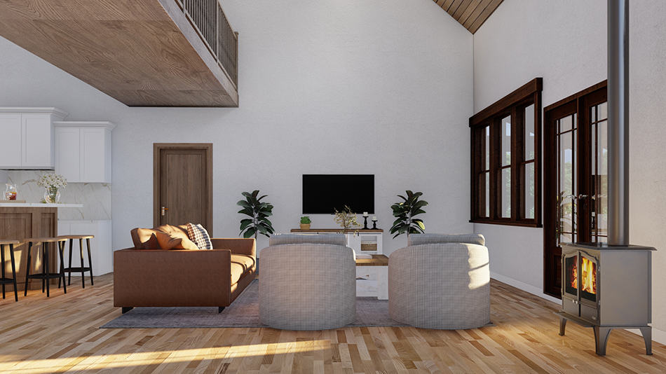 Great Room of this 6-Bedroom,2761 Sq Ft Plan -193-1249