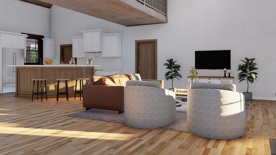 Great Room of this 6-Bedroom,2761 Sq Ft Plan -193-1249