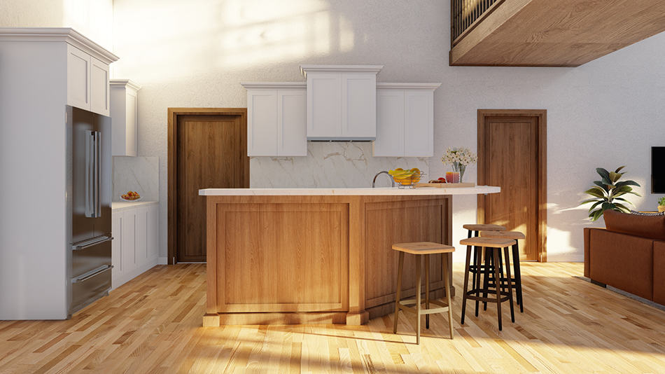 Kitchen: Kitchen Island of this 6-Bedroom,2761 Sq Ft Plan -193-1249