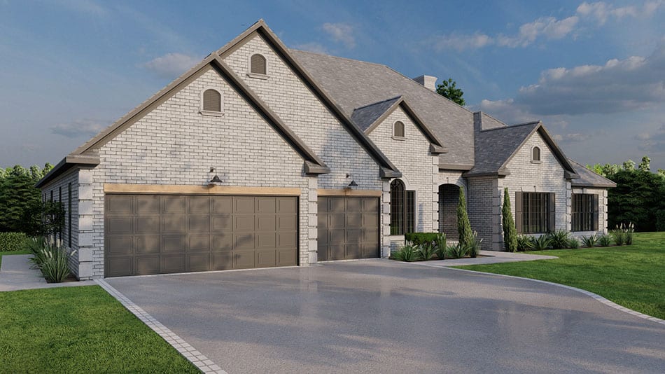 Left View of this 4-Bedroom,3012 Sq Ft Plan -193-1250