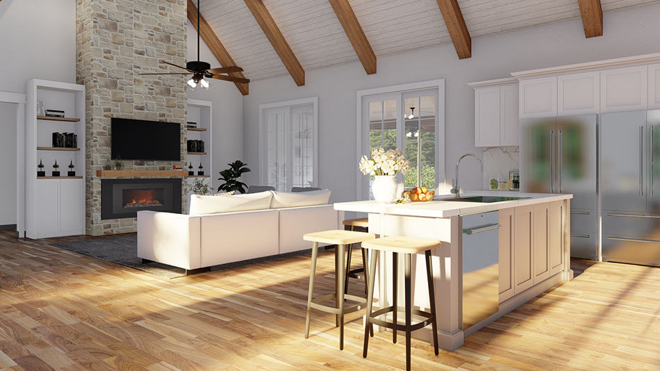 Kitchen of this 3-Bedroom,2442 Sq Ft Plan -193-1251