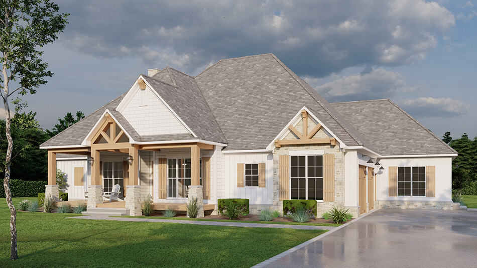 Right View of this 3-Bedroom,2442 Sq Ft Plan -193-1251