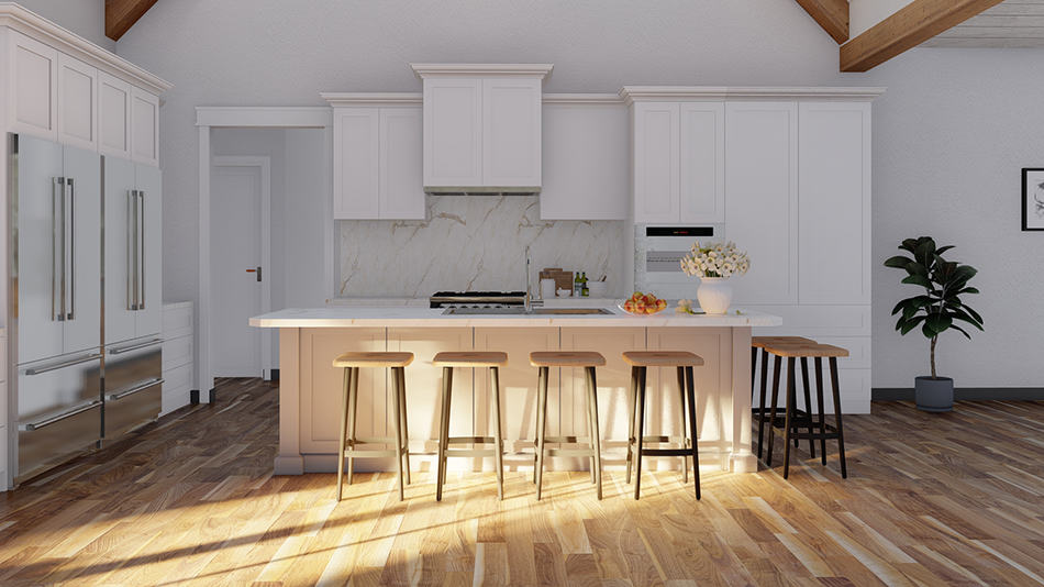 Kitchen: Kitchen Island of this 3-Bedroom,2442 Sq Ft Plan -193-1251