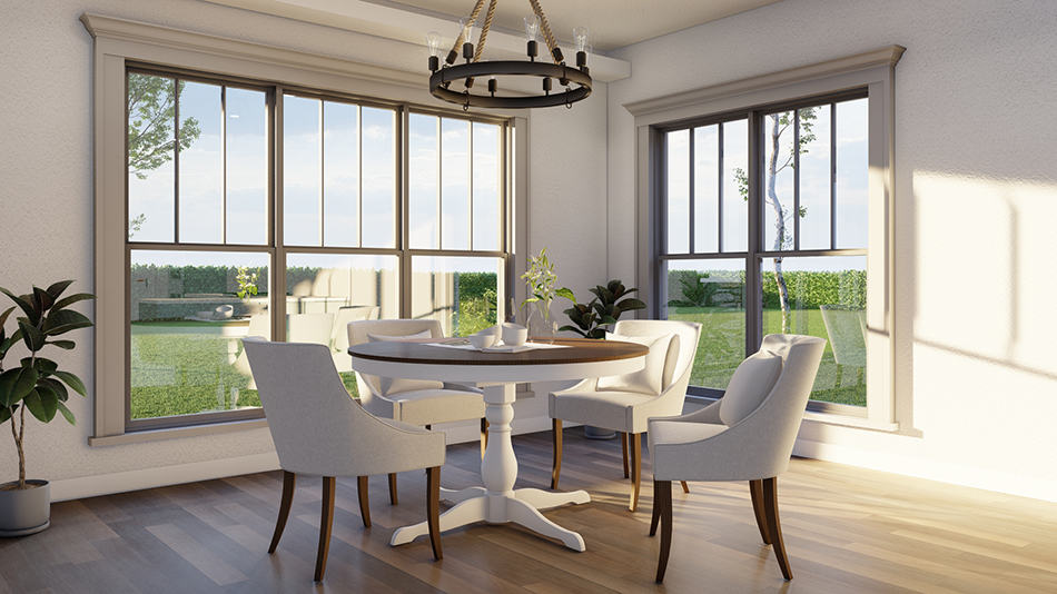 Kitchen: Breakfast Nook of this 4-Bedroom,3026 Sq Ft Plan -193-1252