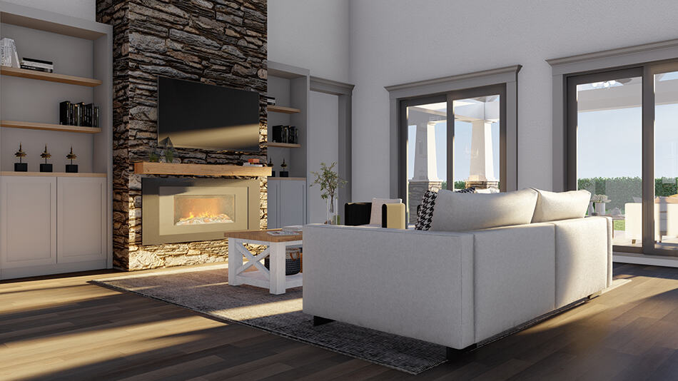 Great Room of this 4-Bedroom,3026 Sq Ft Plan -193-1252