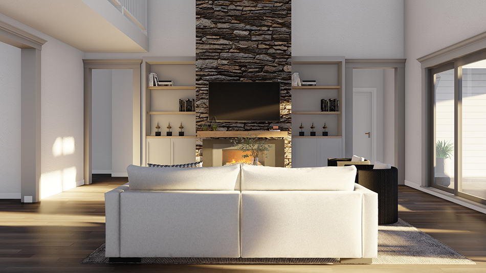 Great Room of this 4-Bedroom,3026 Sq Ft Plan -193-1252