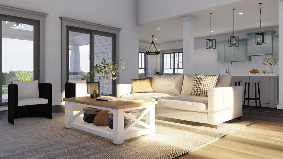 Great Room of this 4-Bedroom,3026 Sq Ft Plan -193-1252