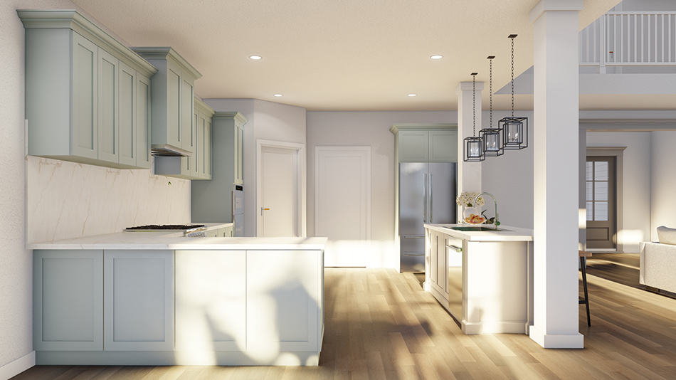 Kitchen of this 4-Bedroom,3026 Sq Ft Plan -193-1252
