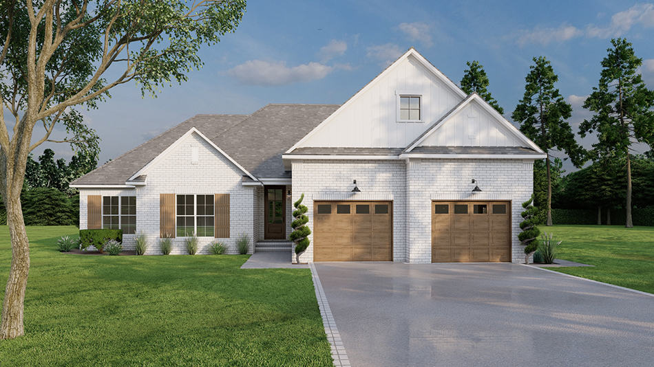 Front View of this 3-Bedroom,1911 Sq Ft Plan -193-1253