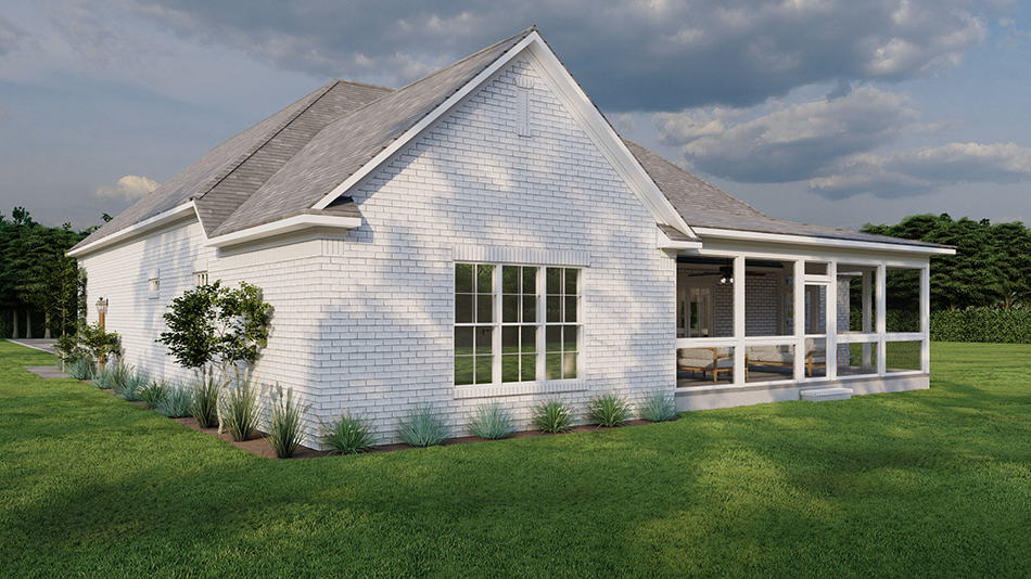 Rear View of this 3-Bedroom,1911 Sq Ft Plan -193-1253