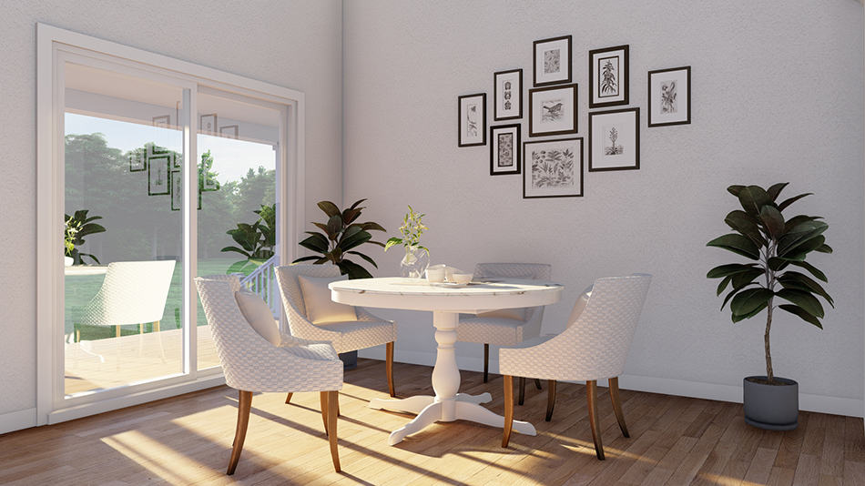 Dining Room of this 6-Bedroom,2922 Sq Ft Plan -193-1255