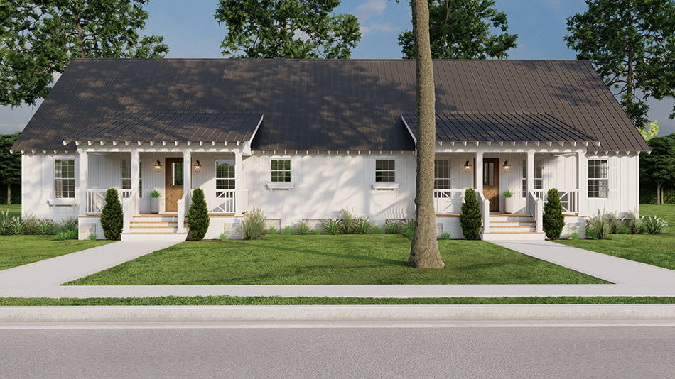 Front View of this 6-Bedroom,2922 Sq Ft Plan -193-1255