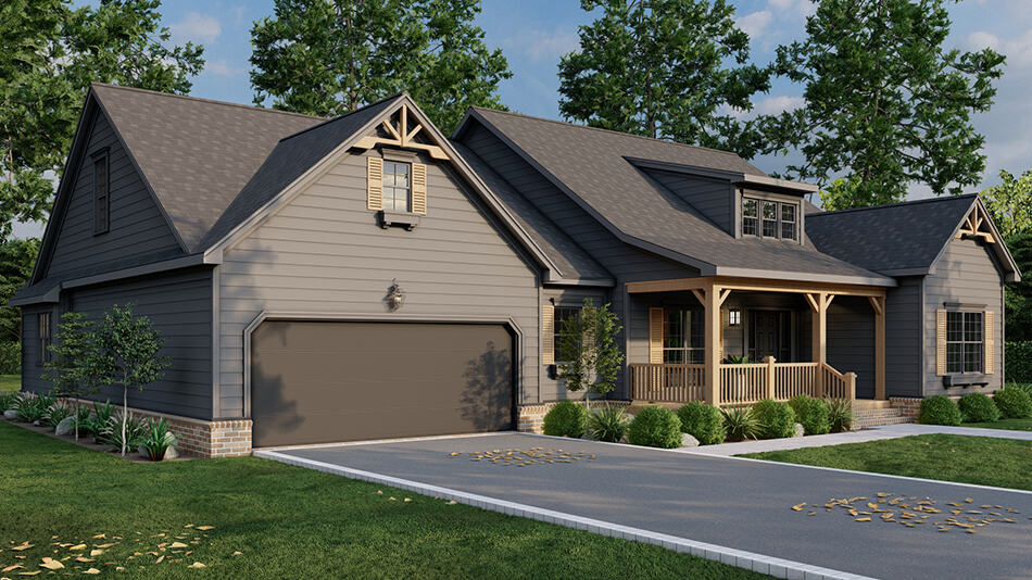 Left View of this 4-Bedroom,2211 Sq Ft Plan -193-1256