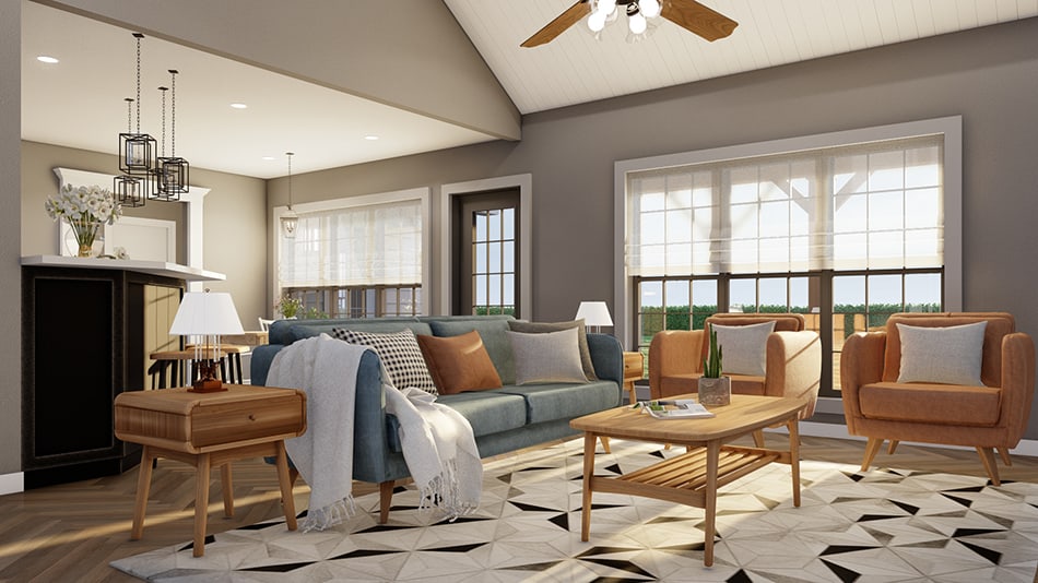 Great Room of this 4-Bedroom,2211 Sq Ft Plan -193-1256