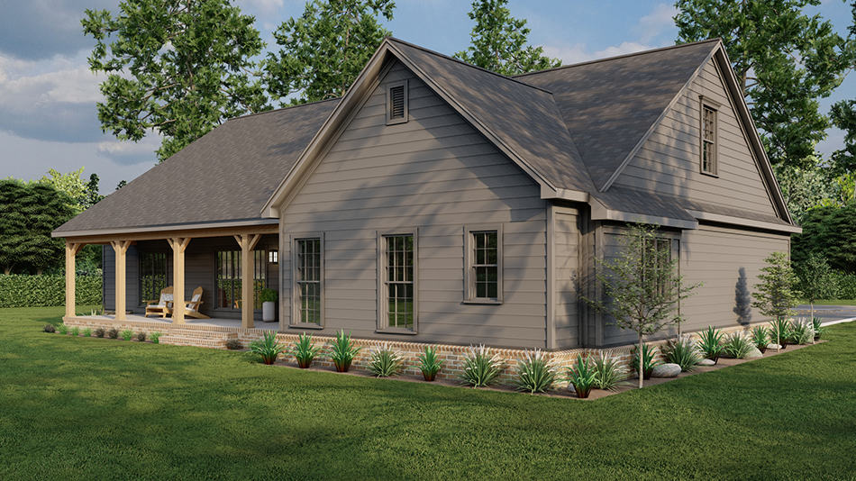 Rear View of this 4-Bedroom,2211 Sq Ft Plan -193-1256