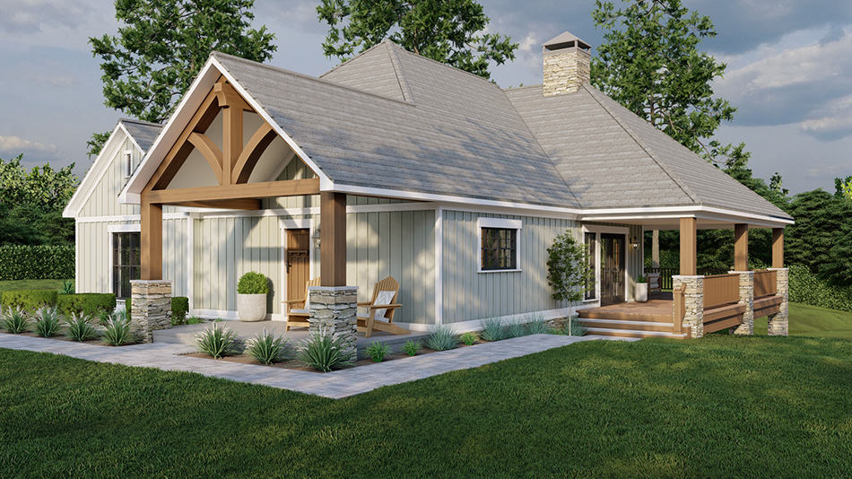 Right View of this 2-Bedroom,1937 Sq Ft Plan -193-1259