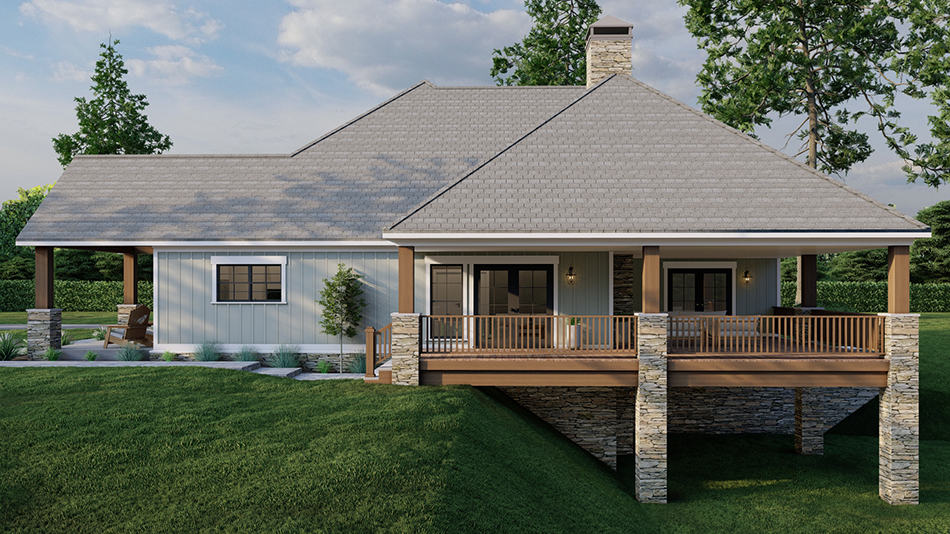 Right View of this 2-Bedroom,1937 Sq Ft Plan -193-1259