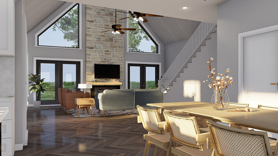 Dining Room of this 3-Bedroom,2181 Sq Ft Plan -193-1260