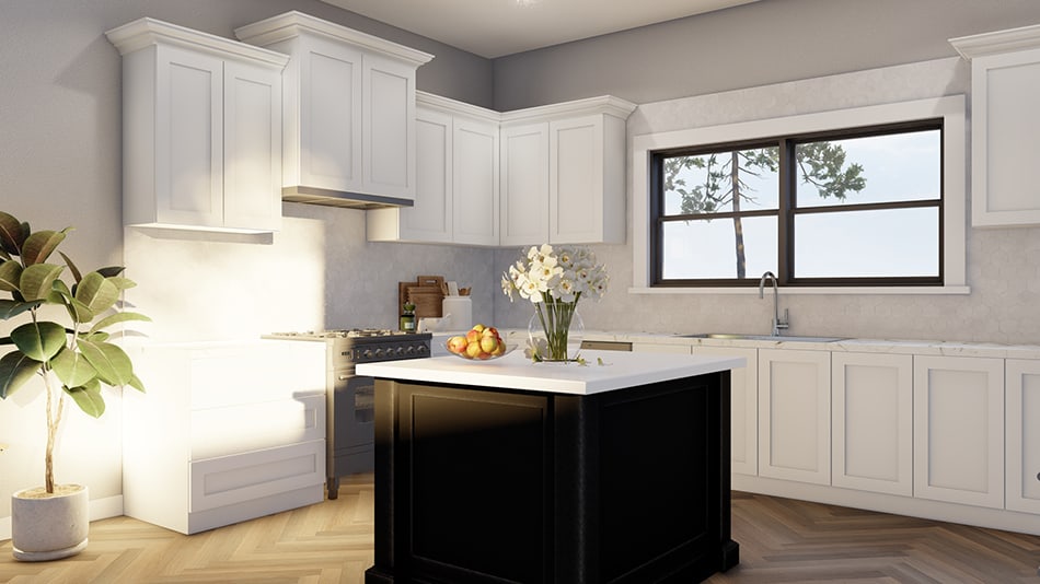 Kitchen: Kitchen Island of this 3-Bedroom,2181 Sq Ft Plan -193-1260