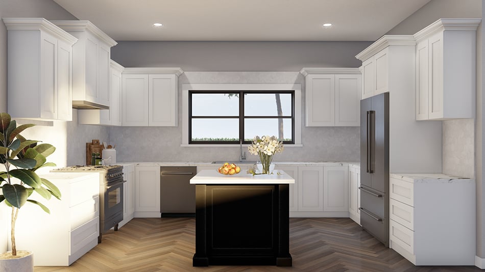 Kitchen: Kitchen Island of this 3-Bedroom,2181 Sq Ft Plan -193-1260