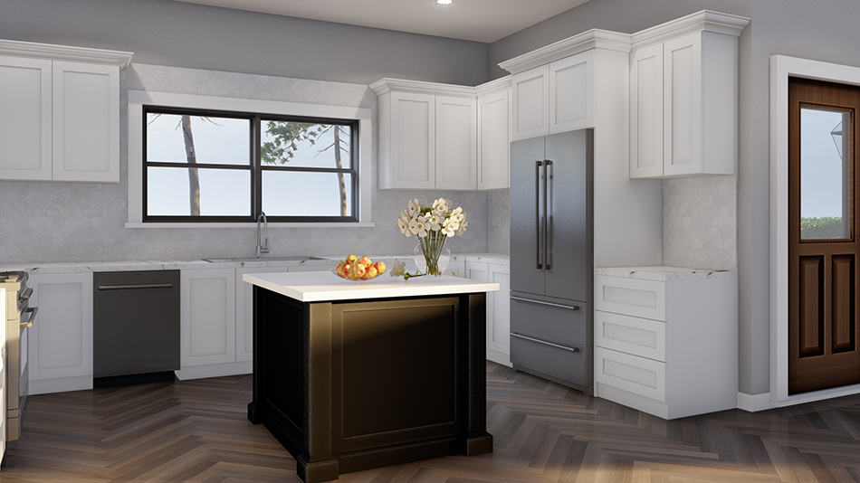 Kitchen: Kitchen Island of this 3-Bedroom,2181 Sq Ft Plan -193-1260