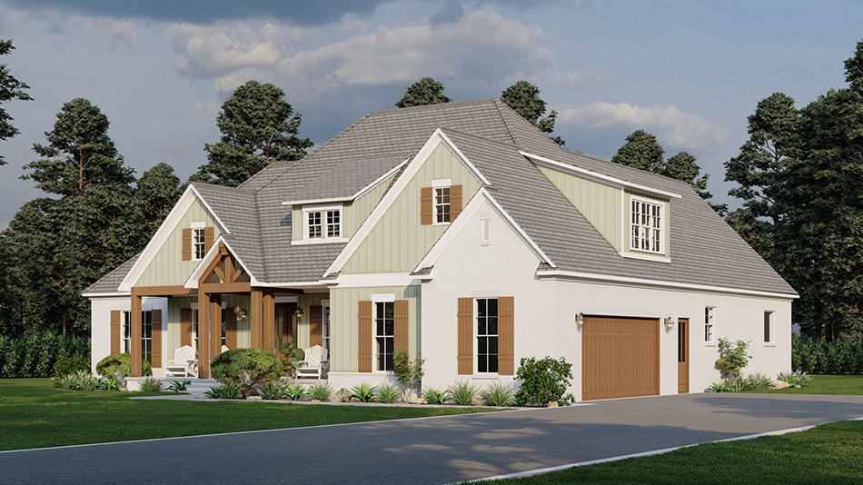 Right View of this 4-Bedroom,2638 Sq Ft Plan -193-1261