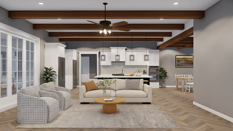 Great Room of this 4-Bedroom,2638 Sq Ft Plan -193-1261