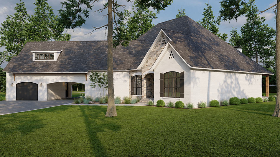 Right View of this 3-Bedroom,2826 Sq Ft Plan -193-1262