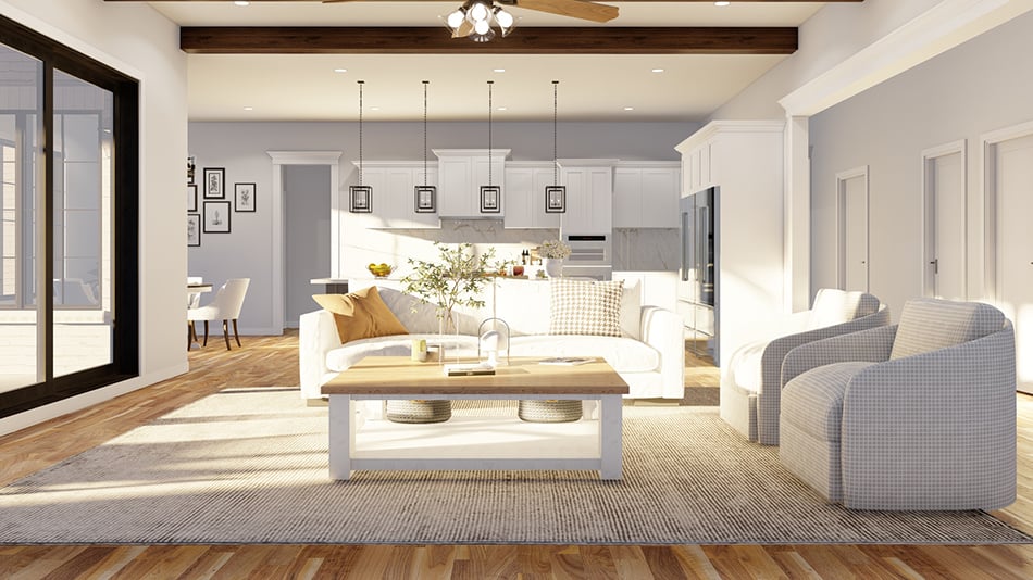 Great Room of this 3-Bedroom,2998 Sq Ft Plan -193-1264