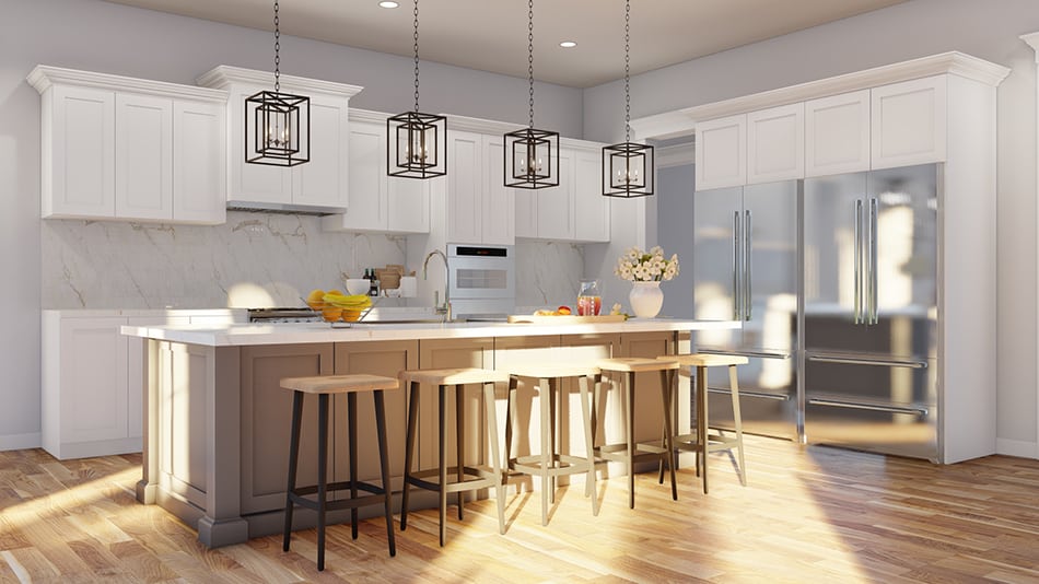 Kitchen: Kitchen Island of this 3-Bedroom,2998 Sq Ft Plan -193-1264