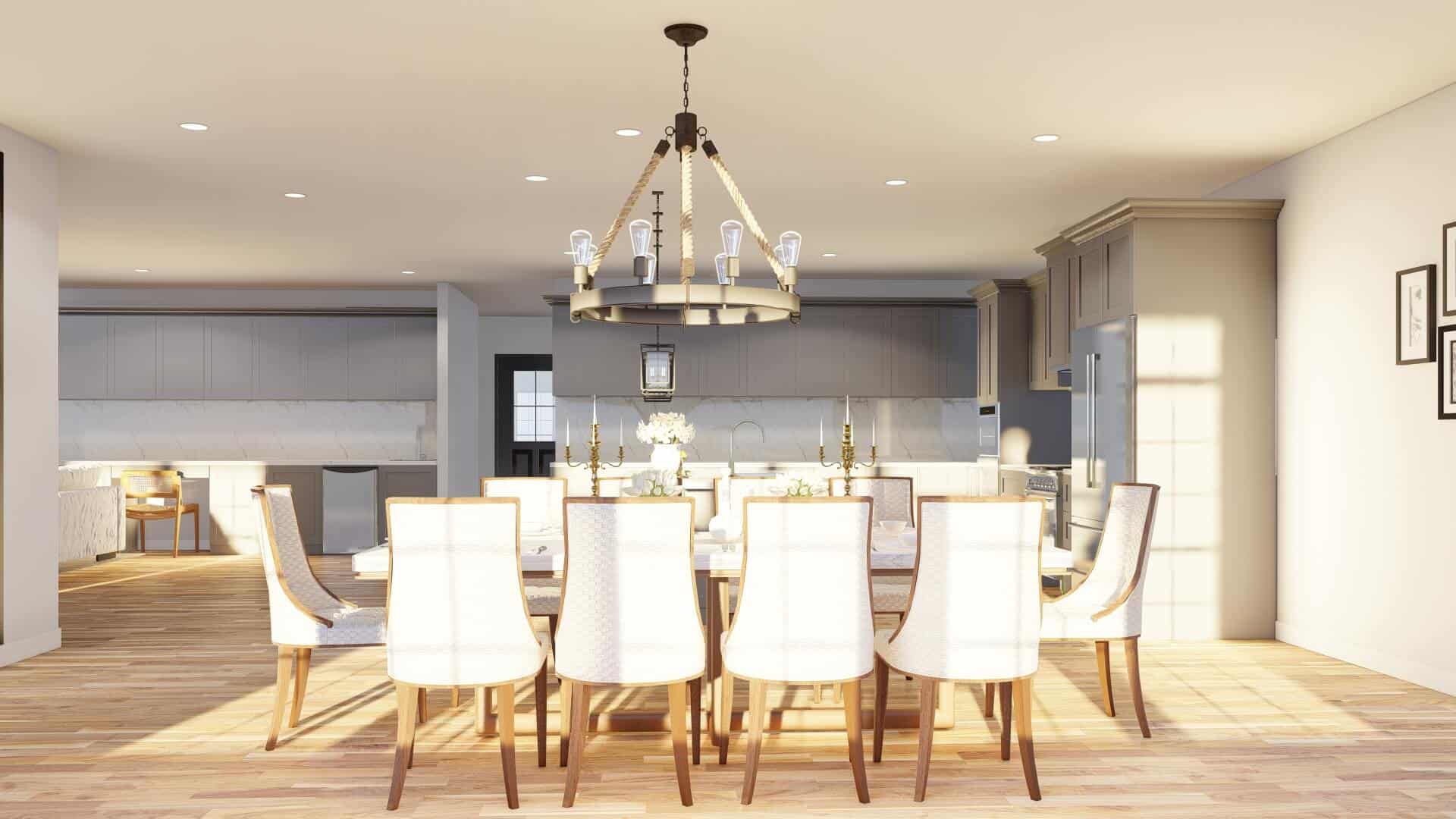 Dining Room of this 5-Bedroom,5009 Sq Ft Plan -193-1267