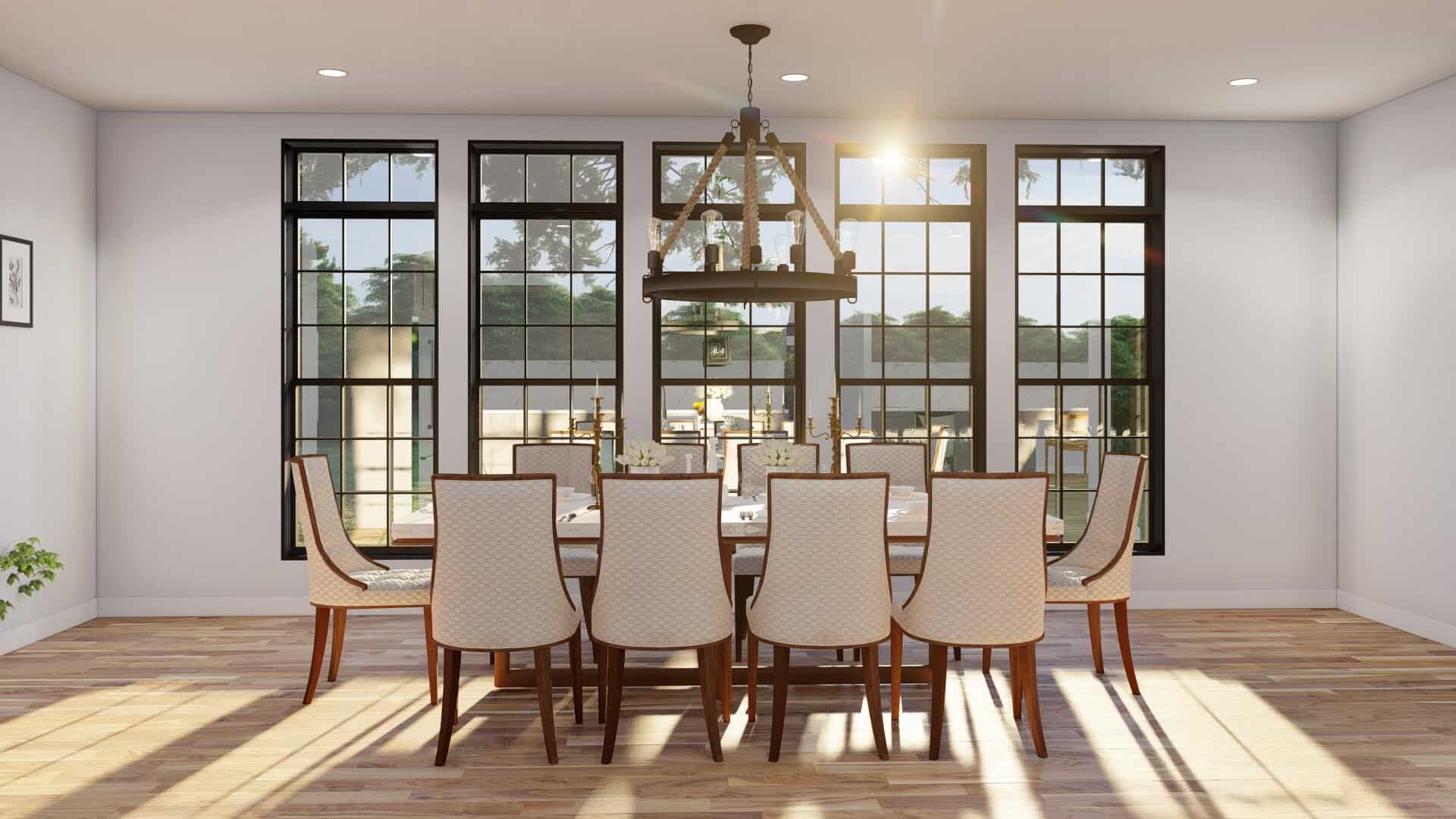 Dining Room of this 5-Bedroom,5009 Sq Ft Plan -193-1267