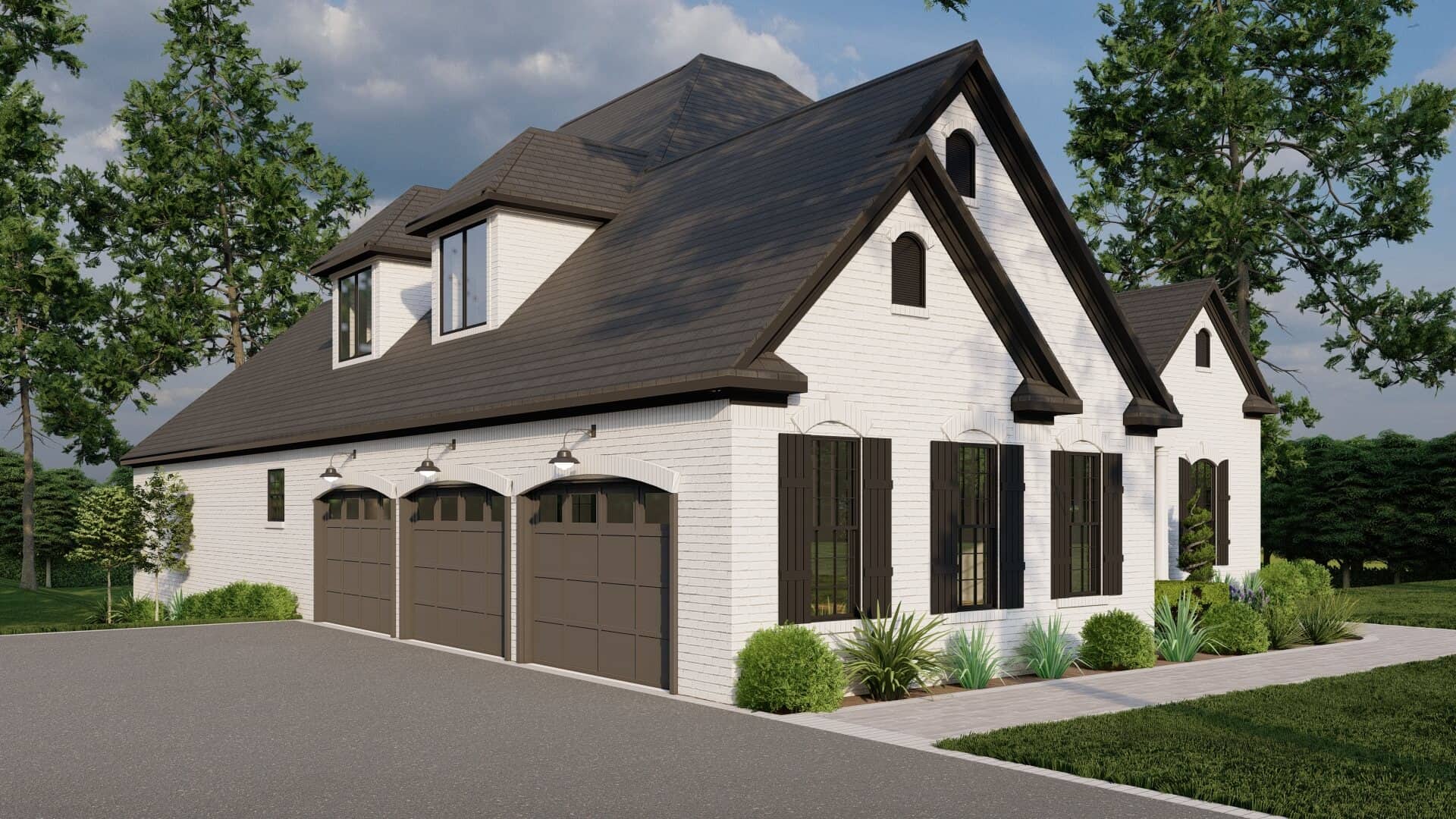 Right View of this 5-Bedroom,5009 Sq Ft Plan -193-1267