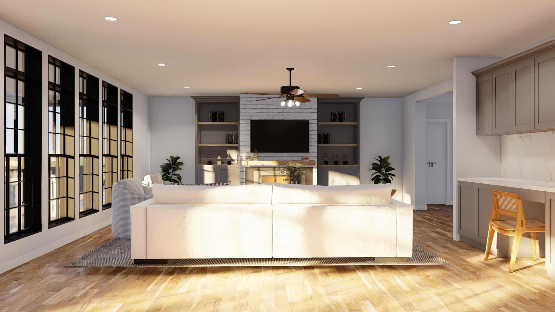 Great Room of this 5-Bedroom,5009 Sq Ft Plan -193-1267