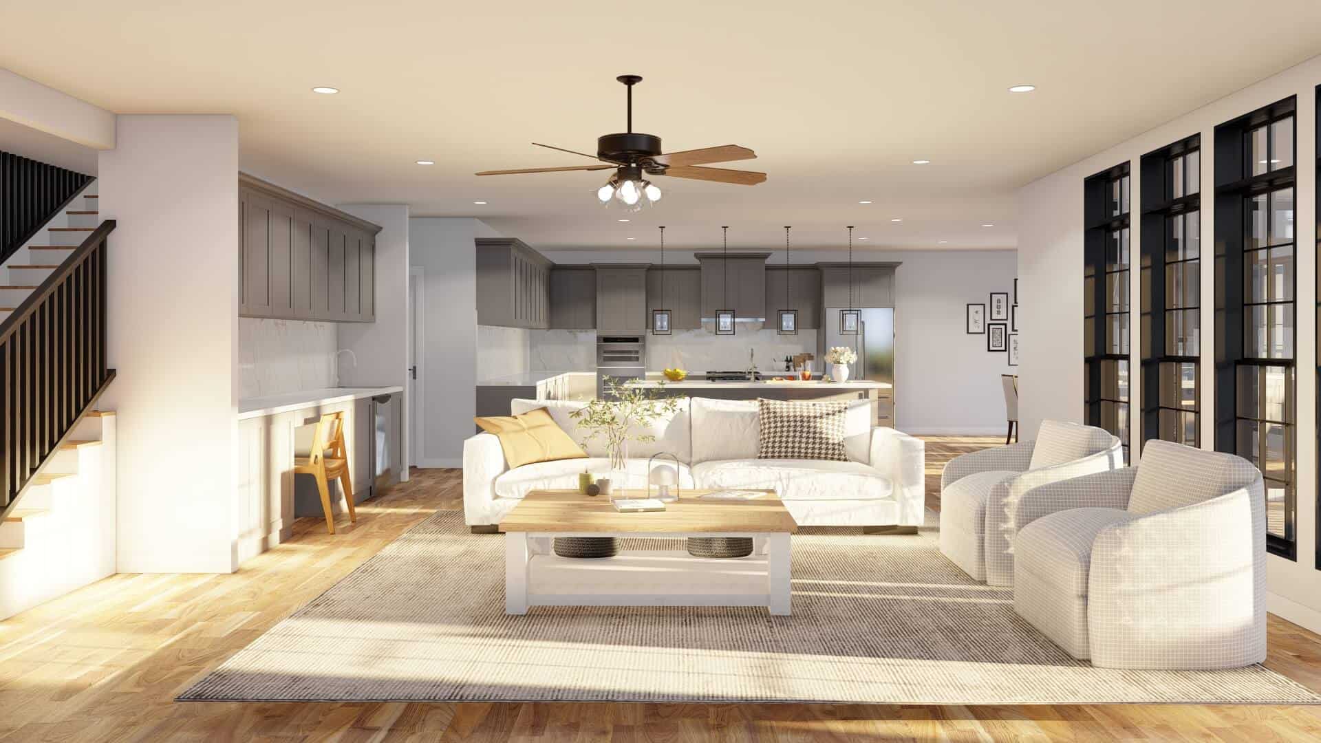 Great Room of this 5-Bedroom,5009 Sq Ft Plan -193-1267