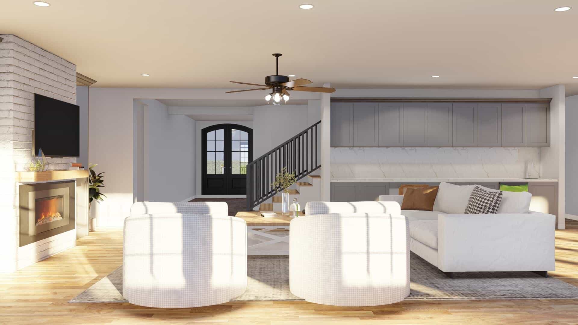Great Room of this 5-Bedroom,5009 Sq Ft Plan -193-1267