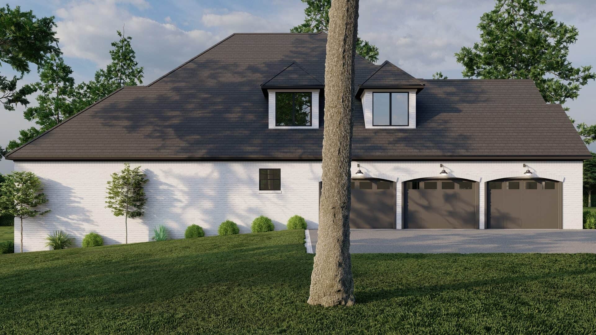 Right View of this 5-Bedroom,5009 Sq Ft Plan -193-1267