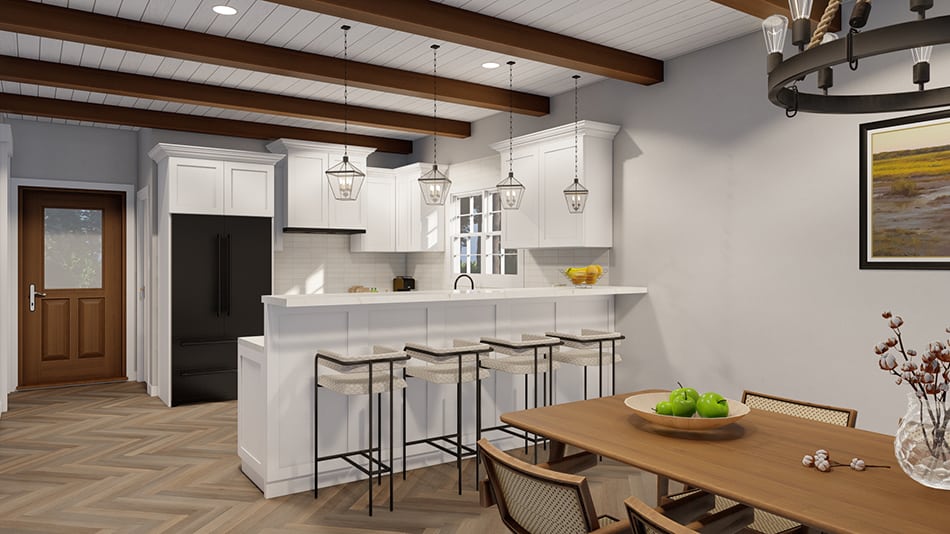 Kitchen: Kitchen Island of this 2-Bedroom,1517 Sq Ft Plan -193-1269
