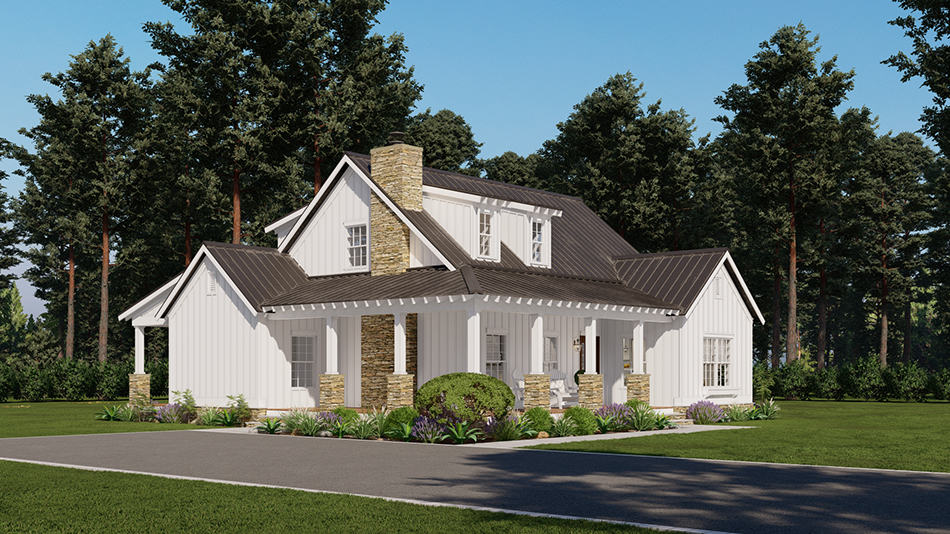 Left View of this 2-Bedroom,1517 Sq Ft Plan -193-1269