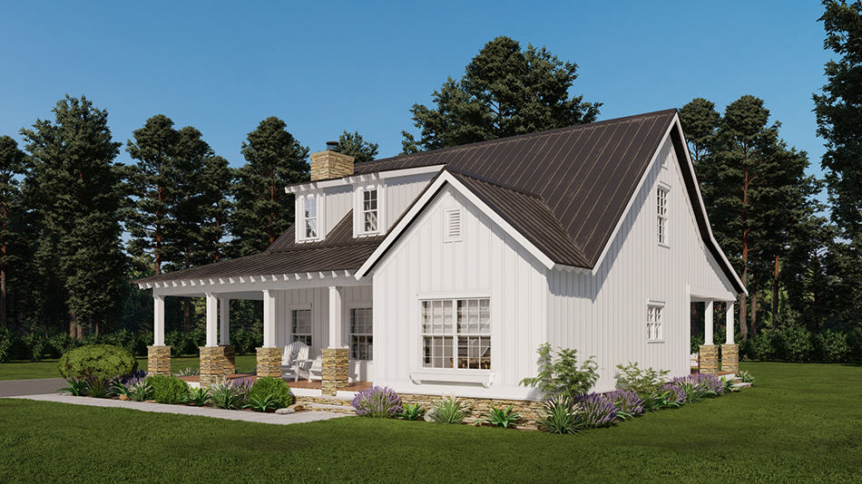 Right View of this 2-Bedroom,1517 Sq Ft Plan -193-1269