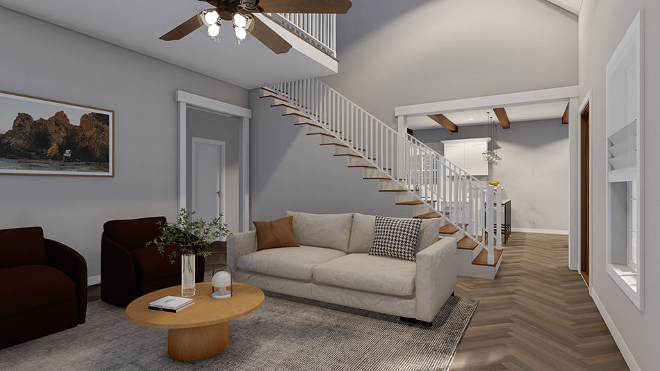Great Room of this 2-Bedroom,1517 Sq Ft Plan -193-1269