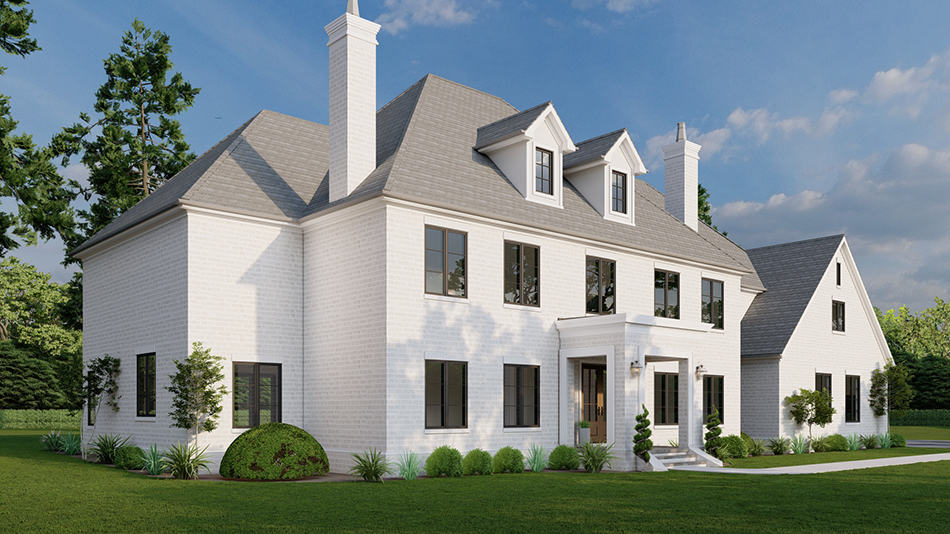 Left View of this 4-Bedroom,4823 Sq Ft Plan -193-1271