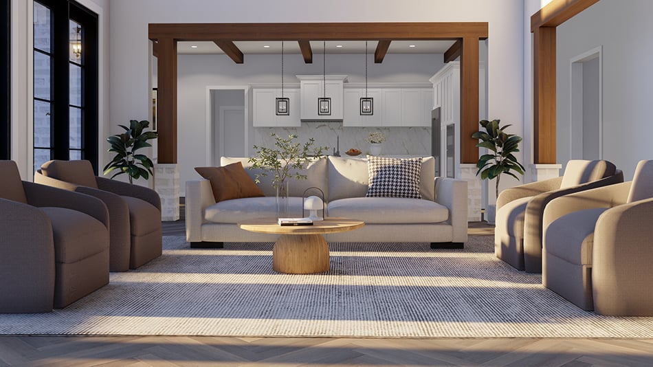 Great Room of this 4-Bedroom,4823 Sq Ft Plan -193-1271